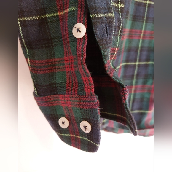 Adjustable Green and Blue Flannel - Picture 4 of 8
